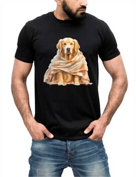 GOLDEN RETRIEVER ODZIEŻ Z TWOIM PSEM PUPILEM #2. Koszulka bawełniana męska z nadrukiem t-shirt