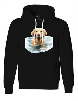 GOLDEN RETRIEVER ODZIEŻ Z TWOIM PSEM PUPILEM #3. Bluza bawełniana męska z nadrukiem