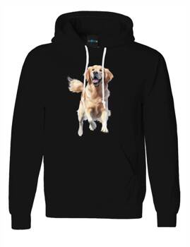 GOLDEN RETRIEVER ODZIEŻ Z TWOIM PSEM PUPILEM #6. Bluza bawełniana męska z nadrukiem