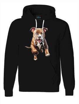 PITBULL ODZIEŻ Z TWOIM PSEM PUPILEM #4. Bluza bawełniana męska z nadrukiem