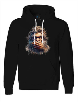 Wielka Stopa Bigfoot Big Foot Sasquatch #5. Bluza bawełniana męska z nadrukiem