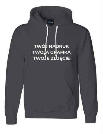 BLUZA Z TWOIM WŁASNYM NADRUKIEM. TEKSTEM GRAFIKĄ ZDJĘCIEM. Bluza bawełniana damska z nadrukiem