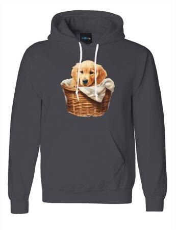 GOLDEN RETRIEVER ODZIEŻ Z TWOIM PSEM PUPILEM #5. Bluza bawełniana męska z nadrukiem