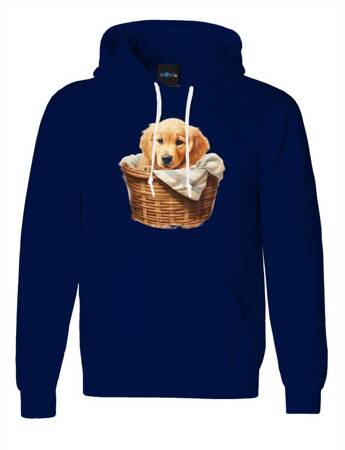 GOLDEN RETRIEVER ODZIEŻ Z TWOIM PSEM PUPILEM #5. Bluza bawełniana męska z nadrukiem