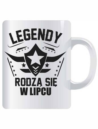 LEGENDY RODZĄ SIĘ W LUTYM. PODAJ MIESIĄC Kubek ceramiczny z nadrukiem