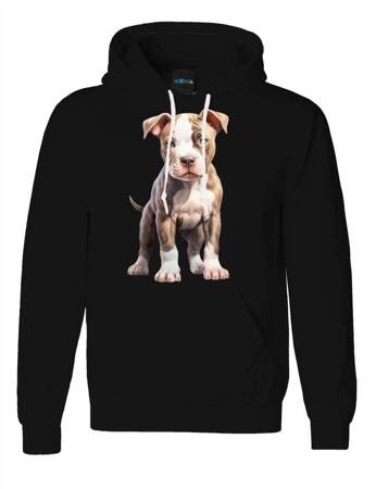 PITBULL ODZIEŻ Z TWOIM PSEM PUPILEM #1. Bluza bawełniana męska z nadrukiem