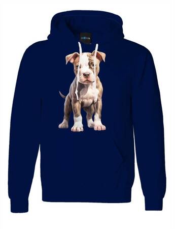 PITBULL ODZIEŻ Z TWOIM PSEM PUPILEM #1. Bluza bawełniana męska z nadrukiem