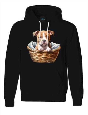 PITBULL ODZIEŻ Z TWOIM PSEM PUPILEM #2. Bluza bawełniana męska z nadrukiem