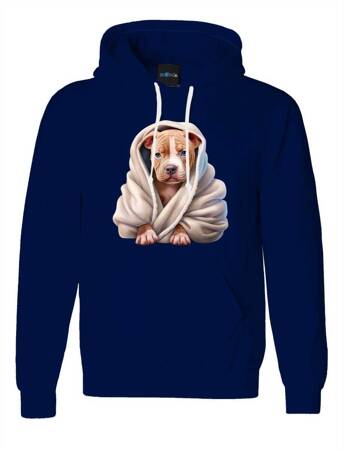 PITBULL ODZIEŻ Z TWOIM PSEM PUPILEM #3. Bluza bawełniana męska z nadrukiem