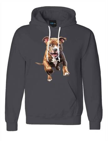 PITBULL ODZIEŻ Z TWOIM PSEM PUPILEM #4. Bluza bawełniana męska z nadrukiem