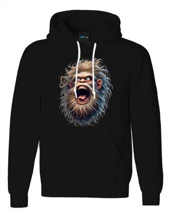 Wielka Stopa Bigfoot Big Foot Sasquatch #10. Bluza bawełniana damska z nadrukiem