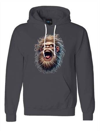 Wielka Stopa Bigfoot Big Foot Sasquatch #10. Bluza bawełniana damska z nadrukiem