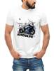 MOTOCYKL ADRENALINA Koszulka bawełniana męska z nadrukiem t-shirt