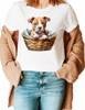 PITBULL ODZIEŻ Z TWOIM PSEM PUPILEM #2. Koszulka bawełniana damska z nadrukiem t-shirt 